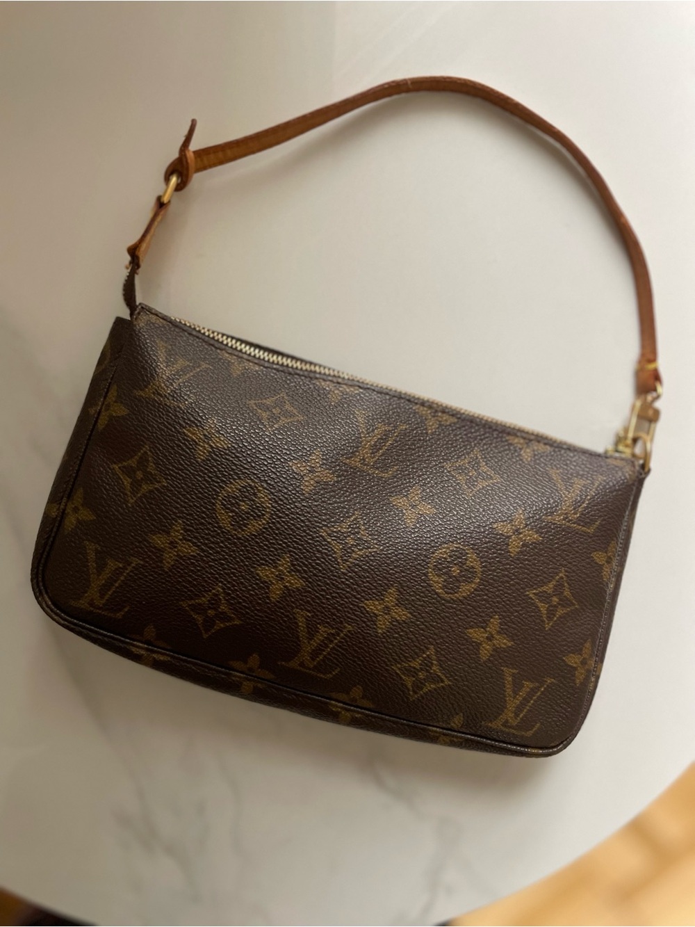 Authentic Louis Vuitton Monogram Pochette Accessoires Mini Shoulder Bag - Picture 2 of 12